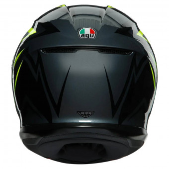 AGV K-6 Flash Grey Black Lime